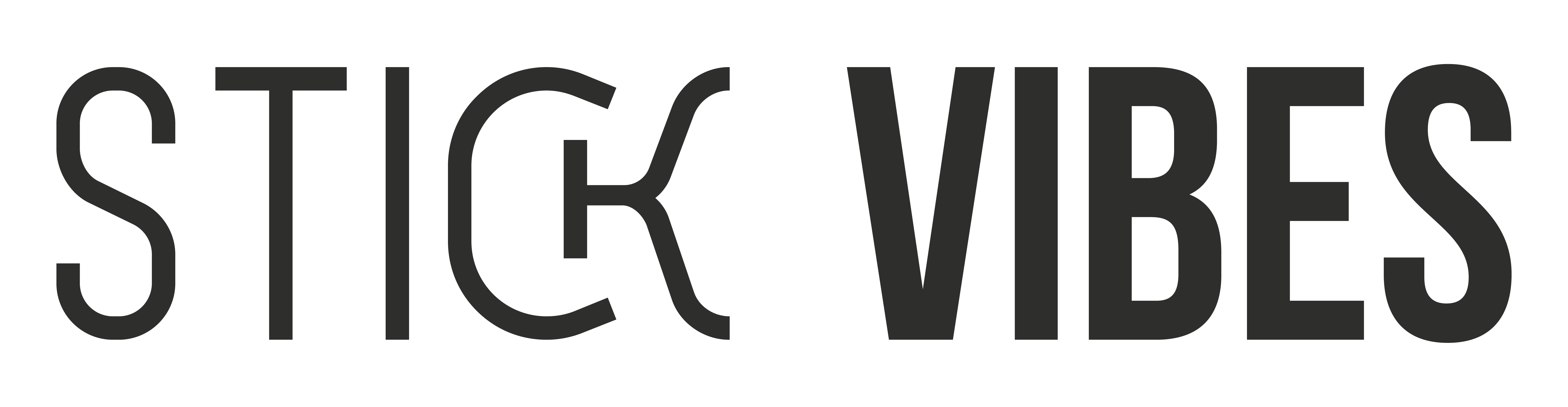 logo stick vibes noir