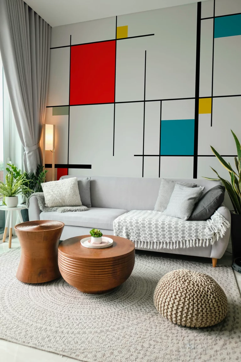 papier-peint-design-bauhaus-geometrique-minimaliste-formes-modernes