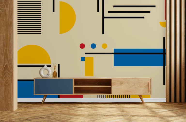 papier-peint-geometrique-mondrian-art-abstrait-decoration-contemporaine