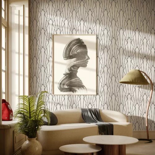 Papier peint panoramique art deco